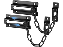 Fechadura De Corrente Para Porta Pacote Com 2 Fechaduras De Aço Inoxidável Com 12 Parafusos, Fechadura De Corrente Reforçada Pr Aquaforge