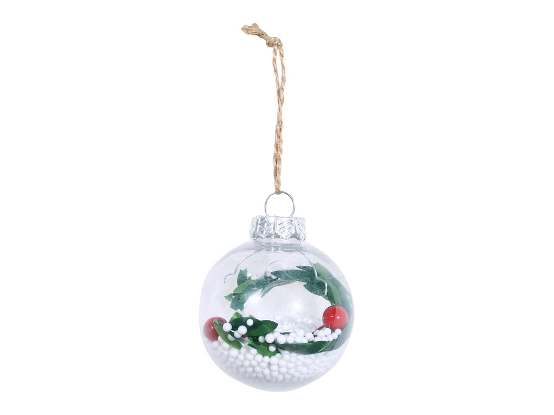Laxiscreed Esfera De Natal Transparente Para Decoração De Árvore De Natal