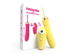 Brinquedo Sexual Rosa Para Estimulação Do Ponto G Do Clitóris, Vibrador De Impulso Feminino Para Orgasmos Mais Rápidos, Amarelo