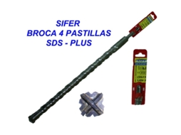 Sifer broca 4 pastillas sds-plus   6x160