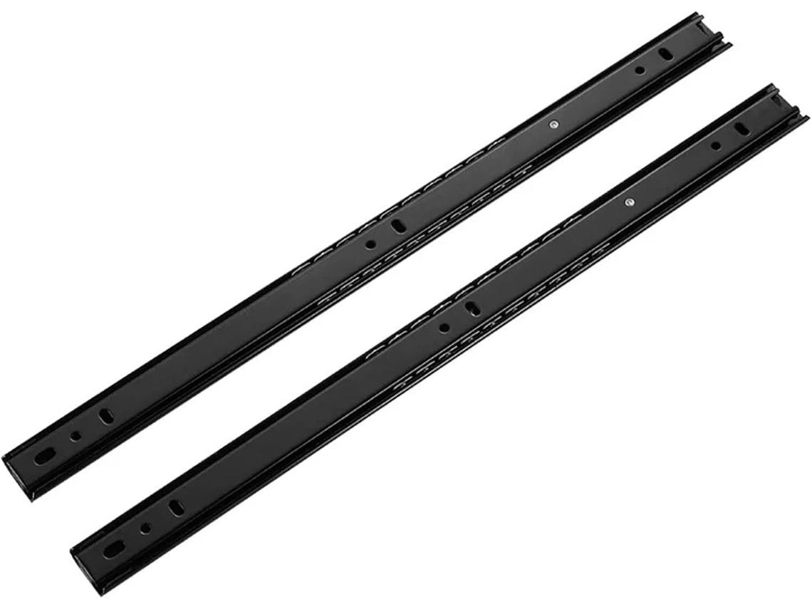 Corrediças Para Gavetas De 8a 20 Polegadas Em Aço Laminado A Frio, Trilho Deslizante Para Gavetas Com Fechamento Suave