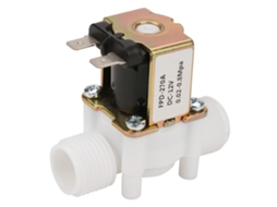 Válvula Solenoide Eléctrica Plástica Nc 12v G1/2'' Para Dispensadores De Agua