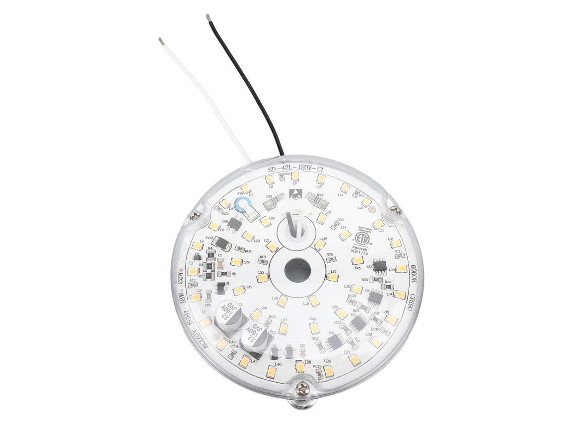 Substituição de Lâmpada Led para Ventilador de Teto 3.93in 18w 2000lm Regulável com Montagem Magnética
