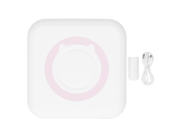 Mini Impressora Térmica Portátil Sem Fio Bluetooth Etiqueta Erro Pergunta Impressão 200dpi Rosa Slowmoose