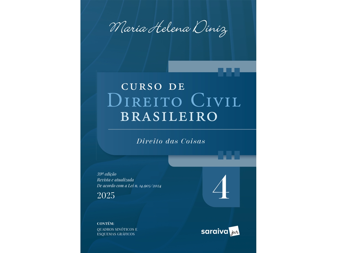 Livro Curso De Direito Civil Brasileiro - Vol.4 - 39 Edição 2025 De Maria Helena Diniz (português Do Brasil)