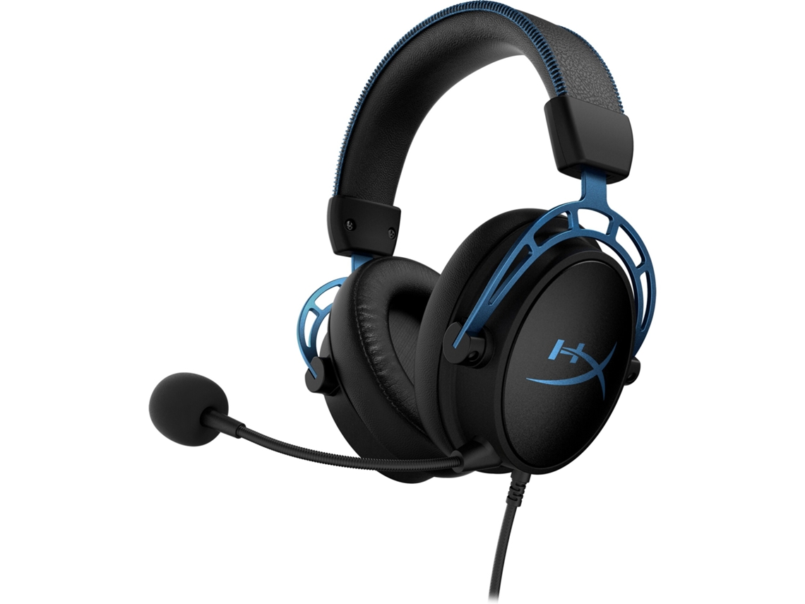 Auscultadores Gaming com Fio HYPERX Cloud Alpha S (On Ear - Multiplataforma - Preto)