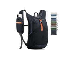 Mochila Pequena De 15 Litros Para Caminhadas, Leve E Dobrável, Para Acampamentos E Viagens, Unissex (preta)