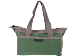 Bolsa para ferramentas de grande capacidade, com abertura longa de 14 vias e zíper, ideal para mecânicos.