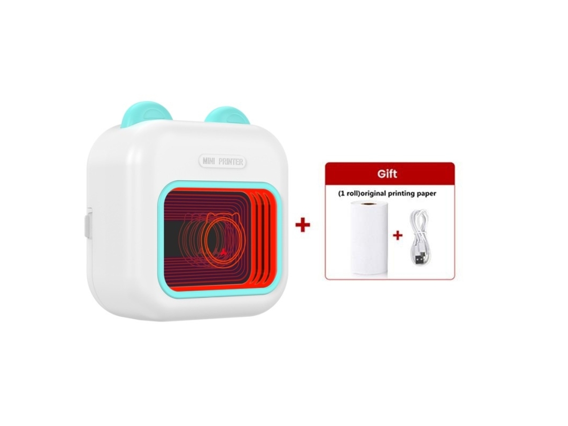 Mini Impressora Térmica Sem Tinta De Bolso Bluetooth Smart Para Ios E Android Tressino