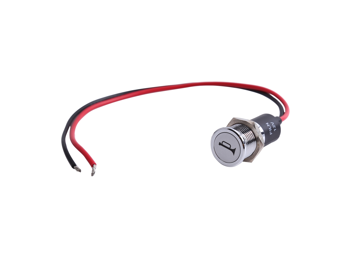 Luz Indicadora Led 12v 14mm Painel Painel De Painel De Sinalização De Névoa Giratória Luz Vermelha Azul Verde Para Bicicleta Carro Barco