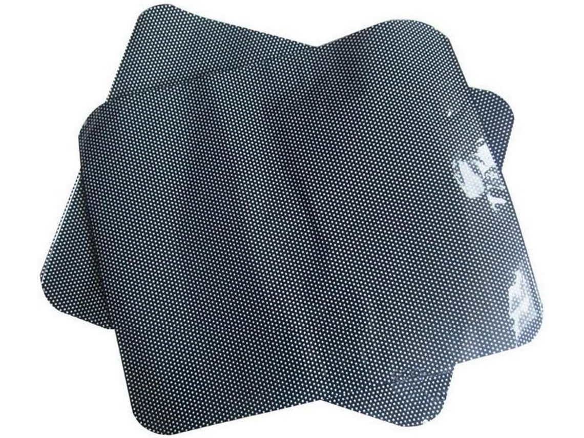 Conjunto de 2 pares de adesivos de PVC para proteção solar nas laterais do carro.