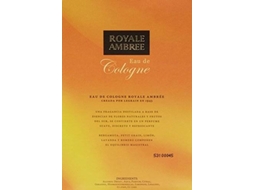 Perfume ROYALE AMBREE Flacon Eau de Cologne (200 ml)