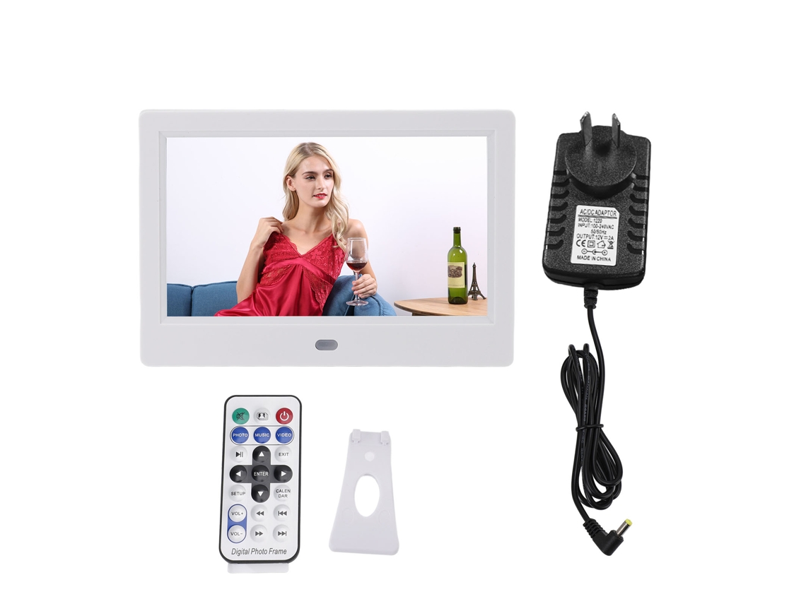 2026 marco Digital para Fotos com Controle Remoto, Montável em Parede e Nuvem Inteligente