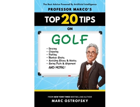 Livro Professor MarcOs Top 20 Tips on Golf de Marc Ostrofsky (Inglês)