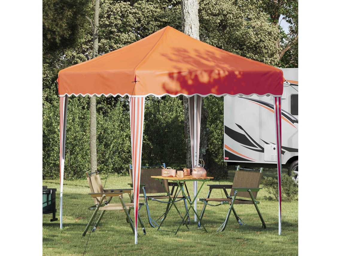 Vidaxl Tenda De Festa Pop-up 195 X 195 X 245 Cm Laranja Tecido Oxford