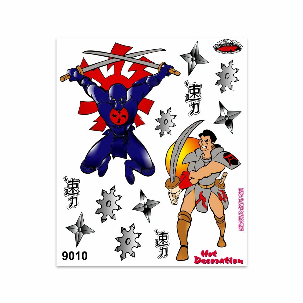 Adesivos Stickers Ninja Samurai 20 X 24 Cm