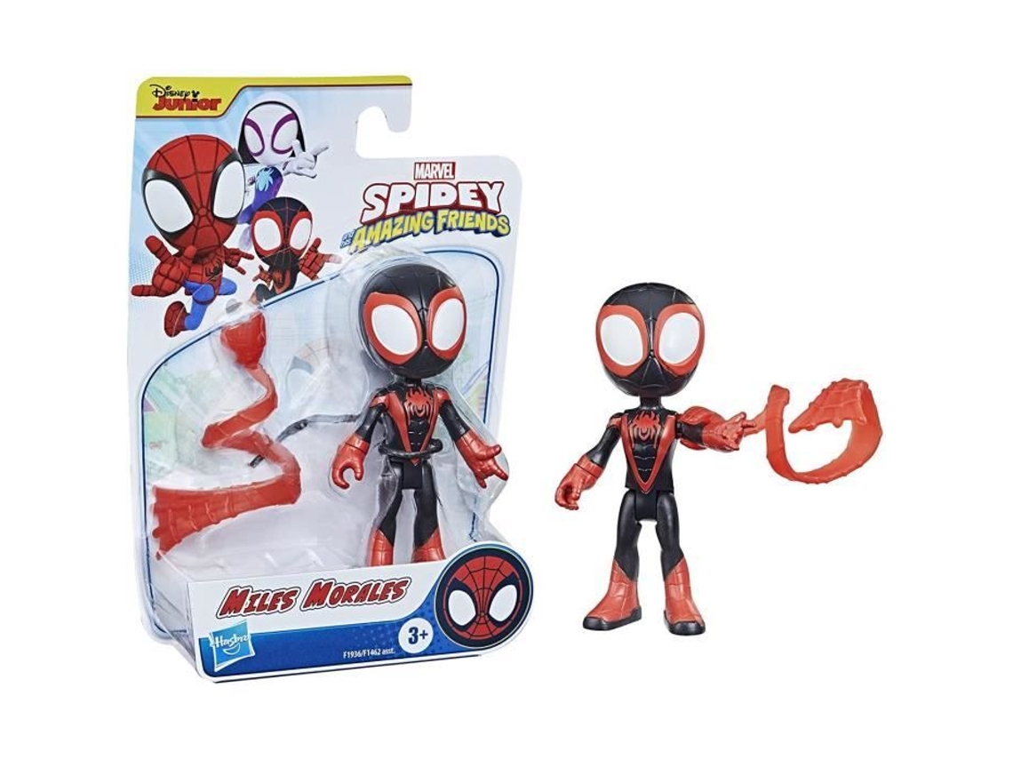 Spidey E Seus Amigos Incríveis Figura Do Herói Miles Morales De 10 Cm 1 Acessório Para Crianças A Partir De 3 Anos Marvel