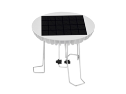 Agitador De Água Solar Bateria Para Banhador De Pássaros