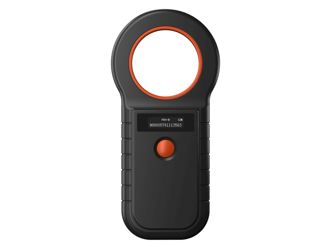 Escáner De Microchip Para Mascotas Rfid Lector De Tag Animal 134.2khz Fdx-b Iso11784/5 Con Bluetooth Y Almacenamiento Oled