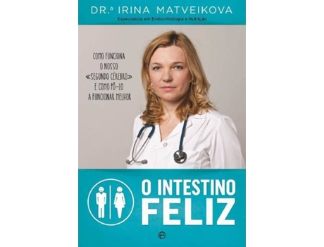 Livro O Intestino Feliz de Irina Matveikova (Português)