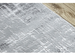 Passadeira Structural Mefe 8722 Dois Níveis de Lã Cinza Cinzento / Branco 70 cm