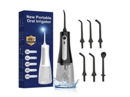 Irrigador Oral Fio Dental Portátil Elétrico Limpeza Oral Desincrustação Branco Suporte De Armazenamento Yizhood