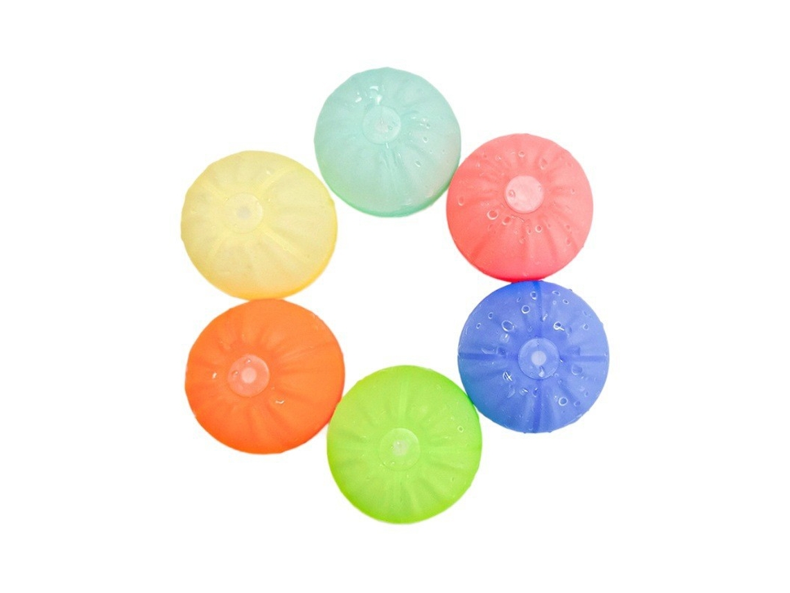 Yuysan Brinquedo De Água Infantil Com Balões De Água Magnéticos Reutilizáveis Em Silicone, 6 Peças