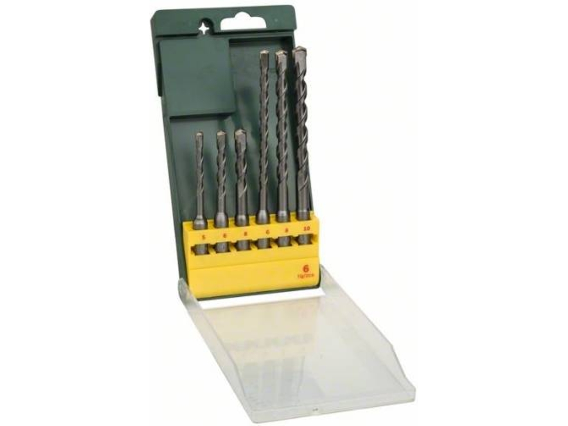 Conjunto de Brocas para Martelo BOSCH Sds Plus - 6 Peças