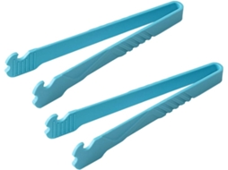 Pinças Multifuncionais Para Alimentos Hemobllo, Conjunto De 2 Peças, Nylon Azul, Anti Escaldantes, Fáceis De Limpar