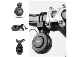 Campainha Elétrica para Bicicleta, Recarregável por Usb AQUAFORGE