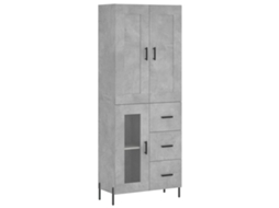 Highboard, Highboards Vidaxl Cinzeto Madeira Processada (n/a)