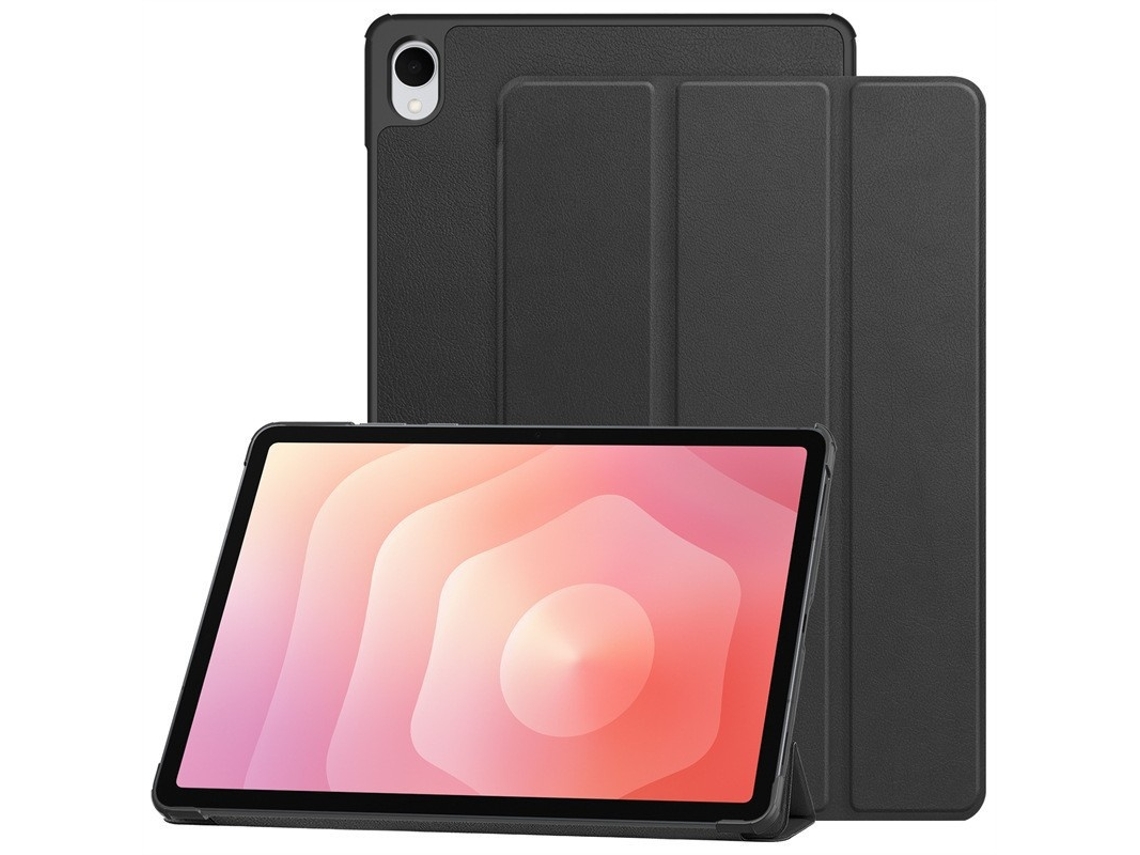 Capa Para Tablet Lurelia, Compatível Com Samsung Tab A7 Lite 8.7 T220/t225 2021, Preto, Couro Sintético, Função Sono, Proteção Antiquedas
