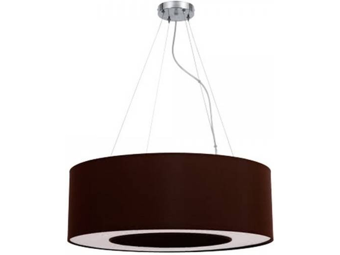 Candeeiro de Teto FABRILAMP Haiti (Cinzento - E27 - Máx. 60W - Metal - Tecido)