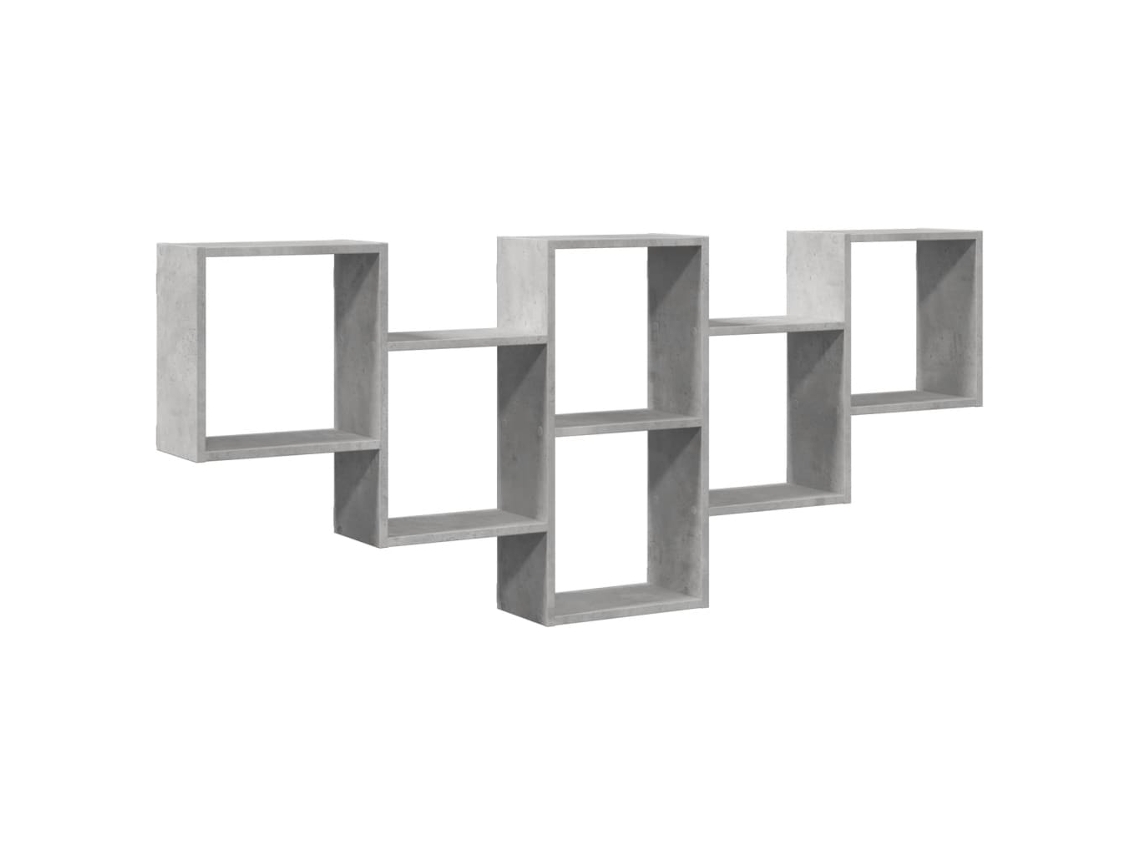 Wall Shelf, Wall Shelves Vidaxl Cinzeto Madeira Processada (n/a)
