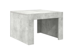 Mesa de centro Cinzento Sonoma Madeira Derivatives MAISON EXCLUSIVE (50x50x35 cm)