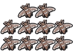 Conjunto De 10 Apliques De Abelha Para Roupas, Costura Diy, Patch