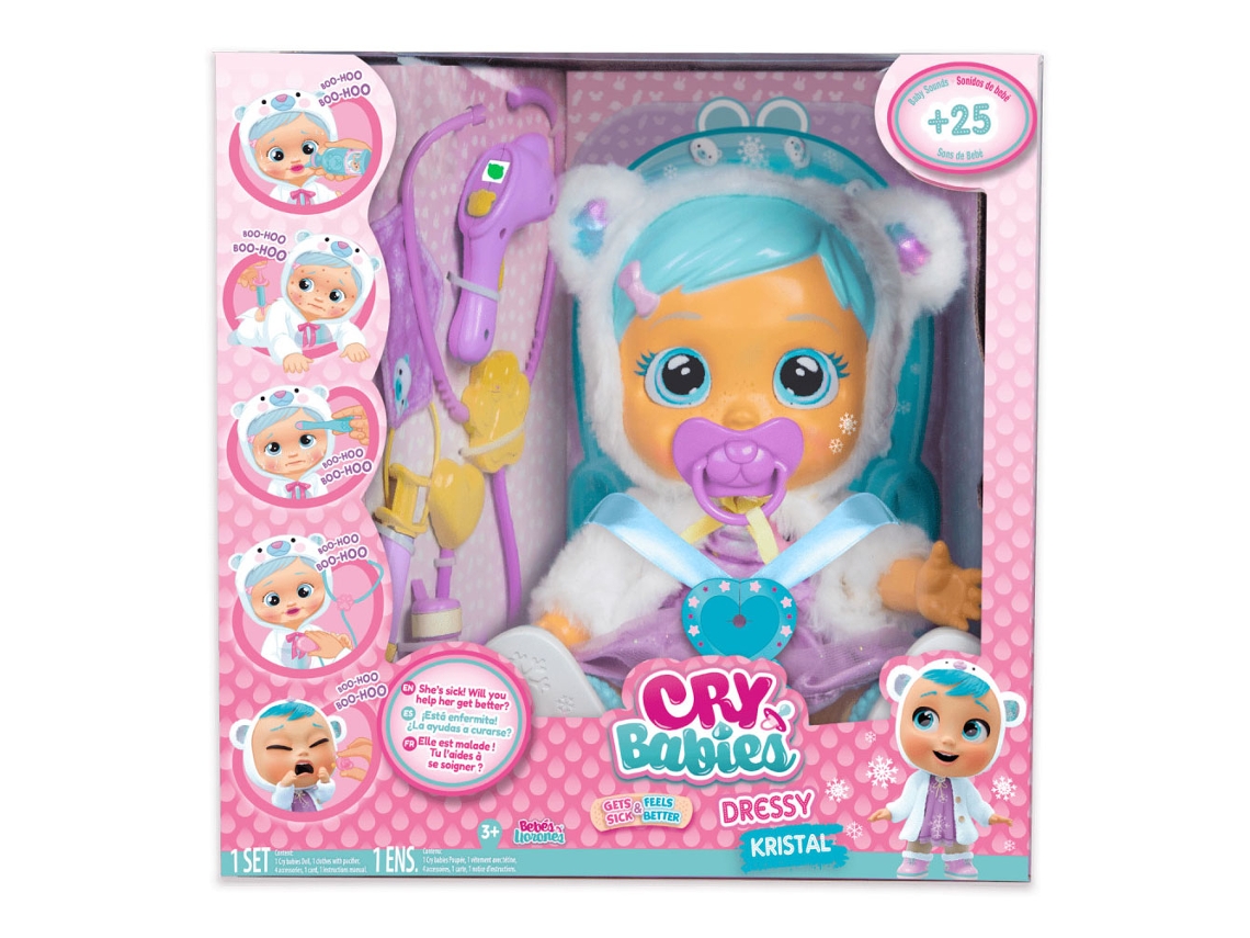 Boneca CRY BABIES Dressy Kristal