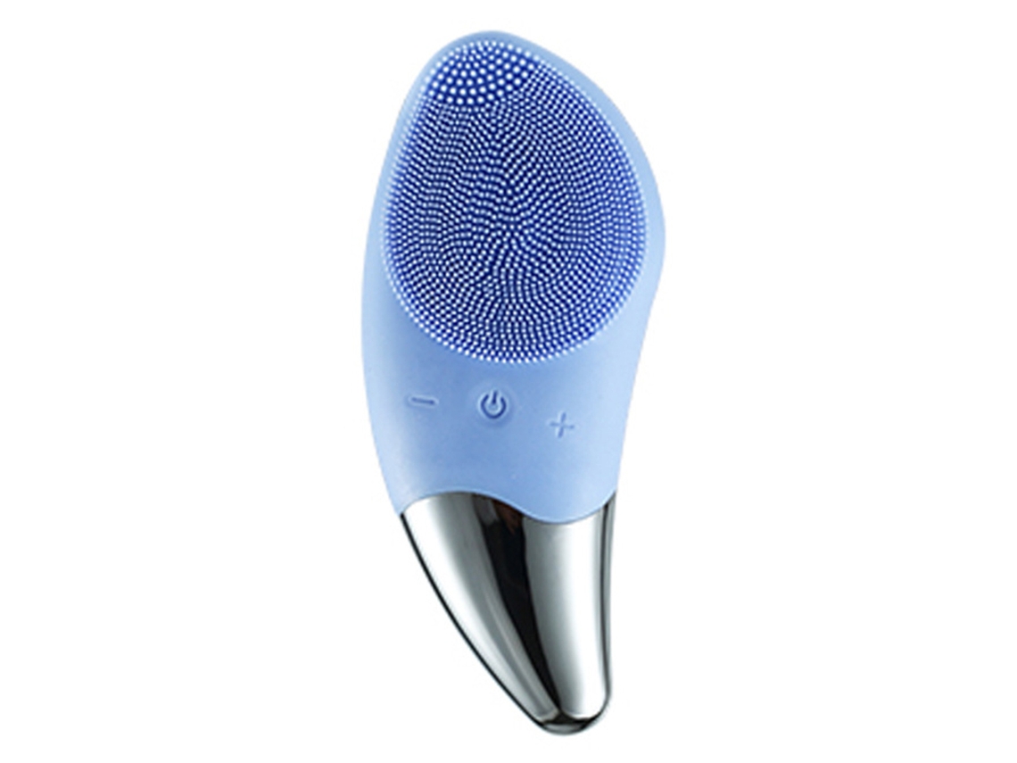 Escova De Limpeza Facial Ultrassônica Recarregável Com 6 Níveis De Vibração, Silicone Suave Para Pele Sensível E Acne