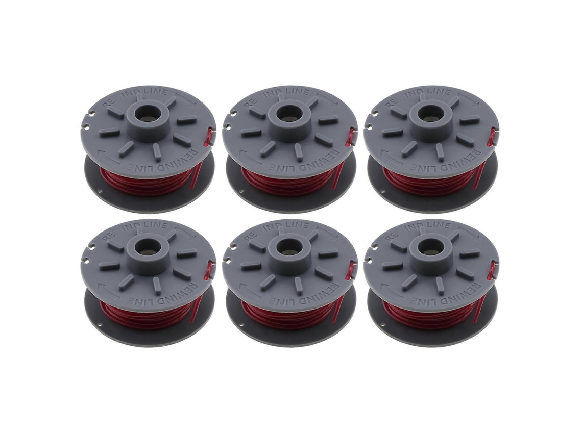 Z5O 6 peças para cortador de grama GARDENA TURBOTRIMMER SMALLCUT, carretel de nylon V6X, 05364 20, TLGA 04