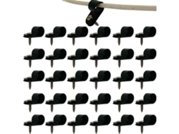 Conjunto De 50 Presilhas Plásticas Em Formato R Com Parafusos. Leves