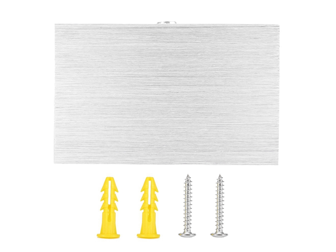 Luz de Parede Led Moderna Alumínio Branco Quente para Jardim e Interior | S/MARCA