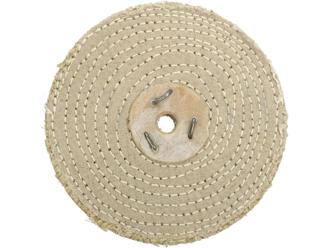 1 Roda De Polimento Tecido Sisal 150 X 20 Mm 6 Polegadas Para