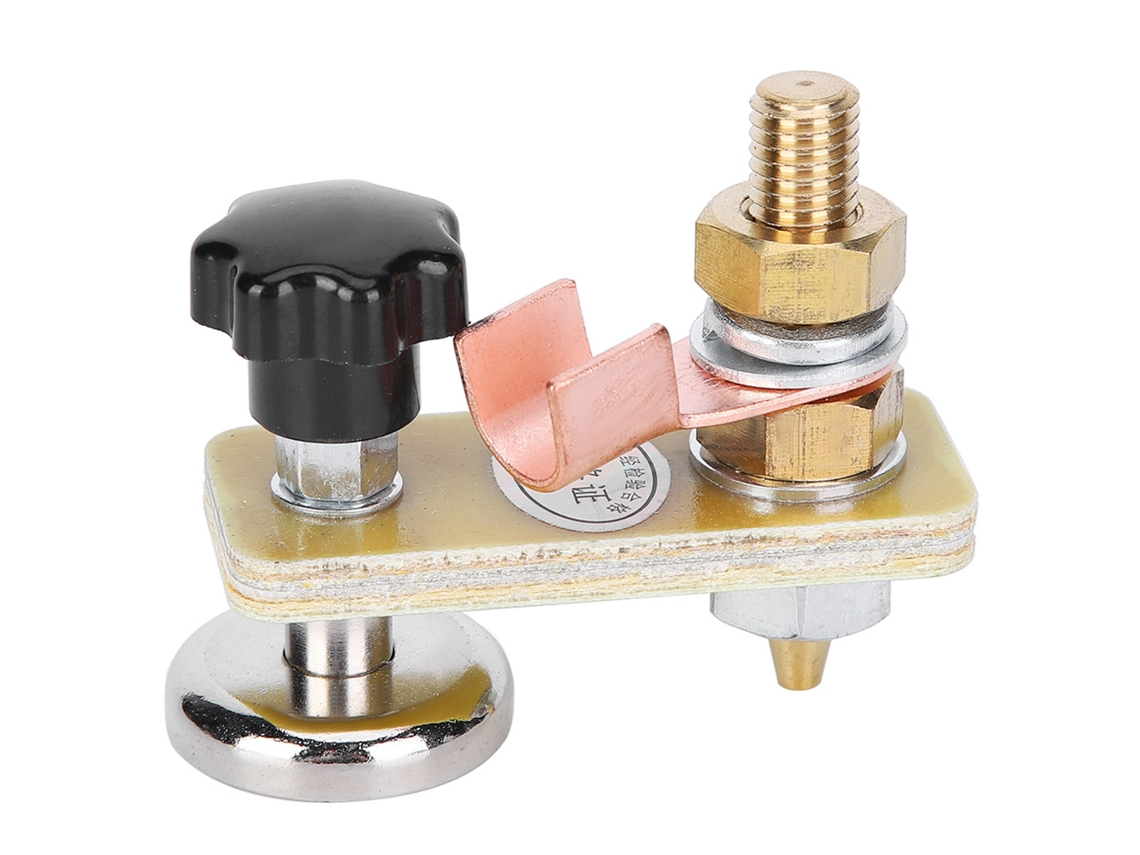 Ferramenta De Conector De Terra Para Soldagem Com Cabeça Magnética Placa De Isolamento 0,5 Cm Cabeça Sola