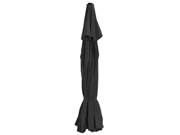 Vidaxl Tecido De Substituição P/ Guarda-sol Exterior 515 Cm Preto