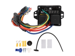 Kit Controle Térmico Digital 12V com Interruptor Ajustável | S/MARCA