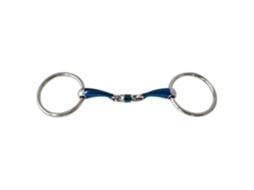 Anel de Boca Duplo Curvo Dividido Royal Blue 14 Mm Brigadeiro Prateado 13.5 Cmsefton