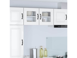 Vidaxl Painel De Lava-louça Kalmar 2 Unid. Branco Brilhante