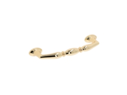 Conjunto de 25 Puxadores para Móveis em Zamac com 96mm de centro, ouro banhado HARDWAREXCHANGE