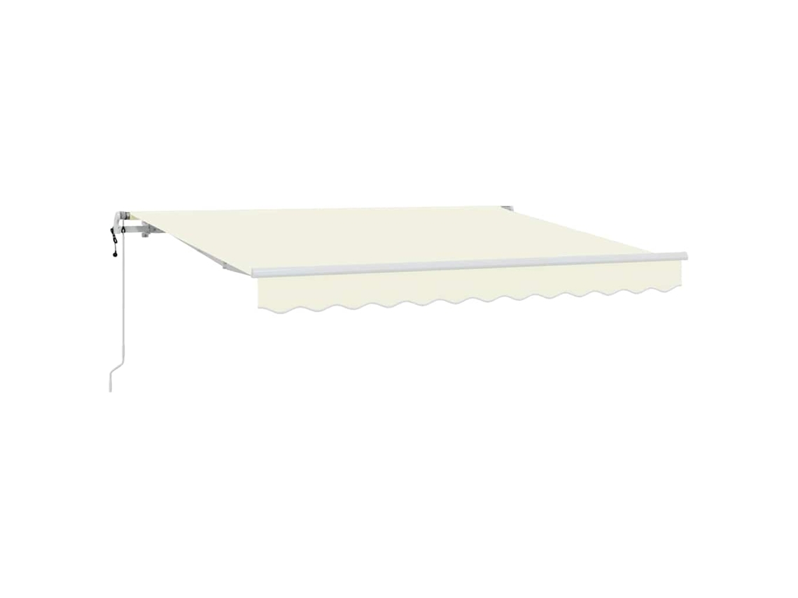 Toldo Retrátil Vidaxl Creme Poliéster
