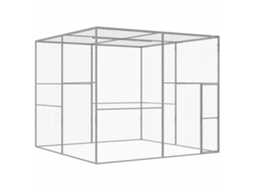 Vidaxl Jaula 3x3x2,5 M Aço Galvanizado